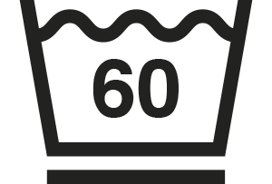 Pesulämpötila max 60°C, hienopesu