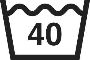 Pesulämpötila max 40°C