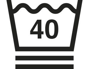 Erittäin mieto pesu enint. 40°C