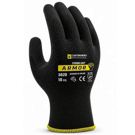Laatu Asentajankäsine latex ultra soft sandy grip - Hanskat - LAATU-3020 - 1