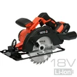 Yato Käsisirkkeli 18V 165 mm 2Ah akulla - Sähkötyökalut ja akkutyökalut - 46-YT-82810 - 1