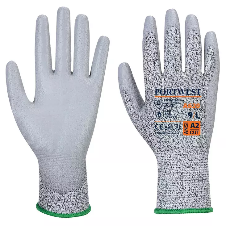 LR Cut PU-belagd klämskyddshandske - Skärskydd handskar - A620 - 1