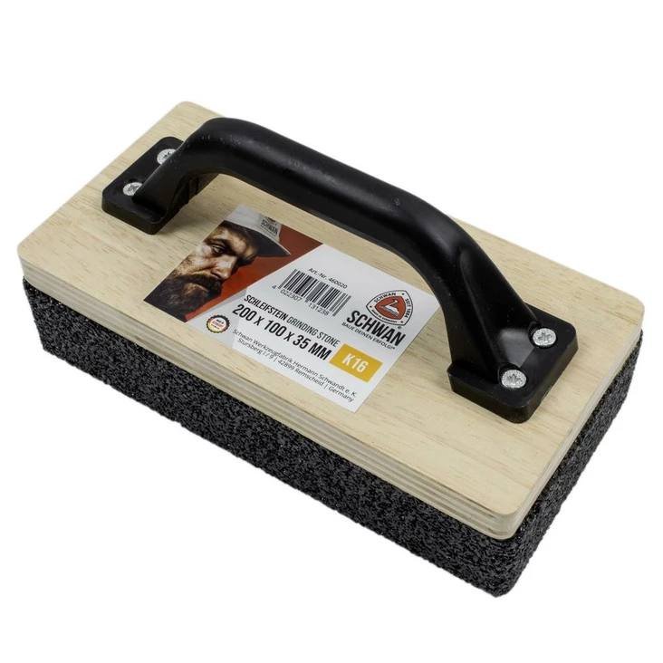 Schwan Käsihiomakivi 200 x 100 x 35 mm K - Hiomatarvikkeet - 13-460020 - 1