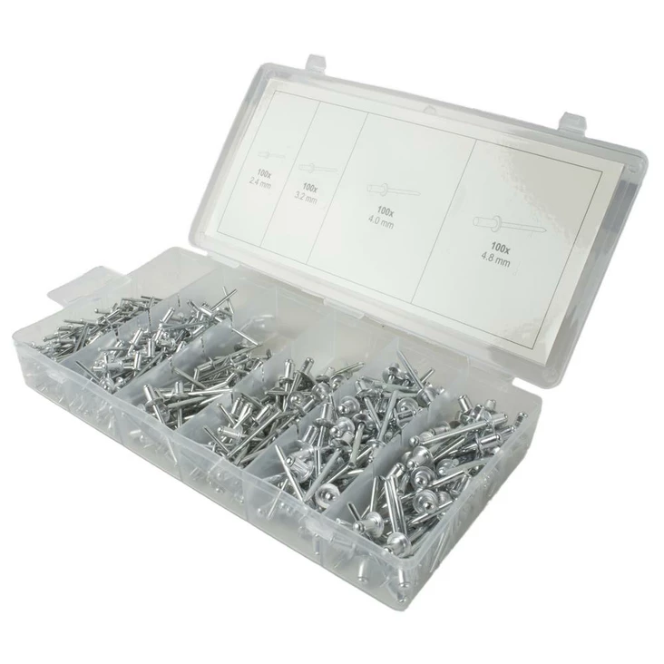 Yato Vetoniittisarja 400-os, 2.4 - 4.8 mm x 100 mm - Vetoniittipihdit ja vetoniitit - 46-YT-36420 - 1