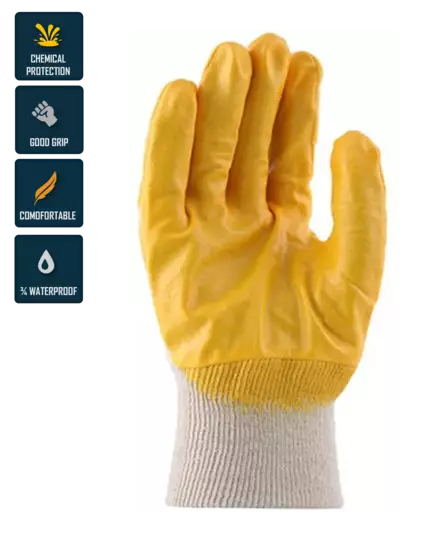 Chemlight Nitriili 3/2 pinnoitettu työkäsine Art.4001 - Kemikaalisuojakäsineet - 4001 - 2