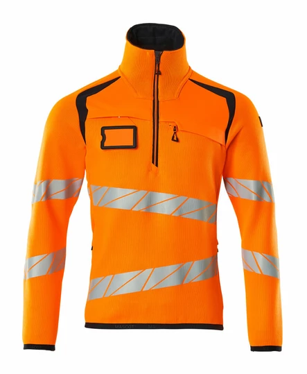 MASCOT® ACCELERATE SAFE Neulepusero lyhyellä vetoketjulla - Työ college-puserot & hupparit - 19005-351 - 1
