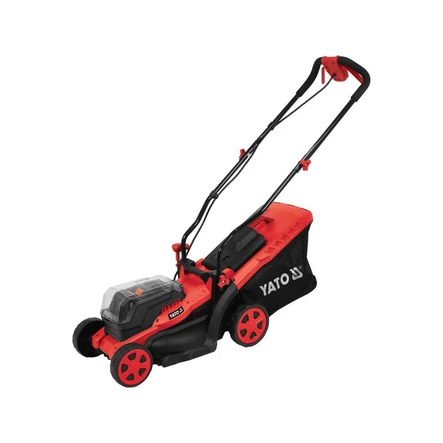 Yato Akkuruohonleikkuri 2 x 18V 34 cm r - Sähkötyökalut ja akkutyökalut - 46-YT-85221 - 1
