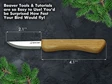 Kaiverrusveitsisarja BeaverCraft lintu - Kaiverrustaltat ja vuolupuukot - 16-DIY01 - 5