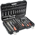 Yato Hylsysarja 173 osaa 1/4" + 3/8" + 1 - Hylsyt ja hylsyvääntimet - 46-YT-38931 - 5