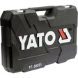 Yato Hylsysarja 173 osaa 1/4" + 3/8" + 1 - Hylsyt ja hylsyvääntimet - 46-YT-38931 - 3