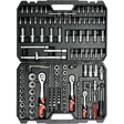 Yato Hylsysarja 173 osaa 1/4" + 3/8" + 1 - Hylsyt ja hylsyvääntimet - 46-YT-38931 - 2