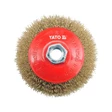 Yato Pyöröharja M14 100 mm messinki - Pyörö ja kuppiharjat - 46-YT-4761 - 2