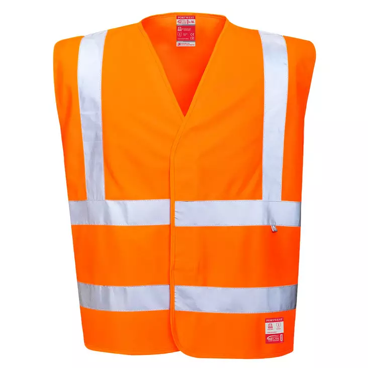 Flame-retardant antistatic hi-visibility vest - Huomioliivit ja esiliinat - FR71 - 1