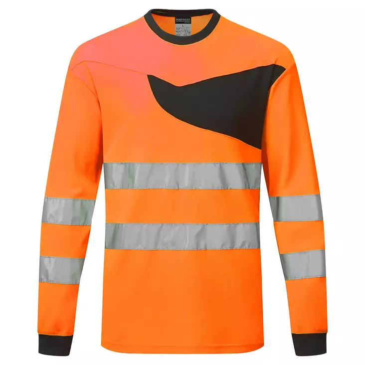 PW2 Long Sleeve Hi-Vis Shirt - Huomiopaidat - PW221 - 1