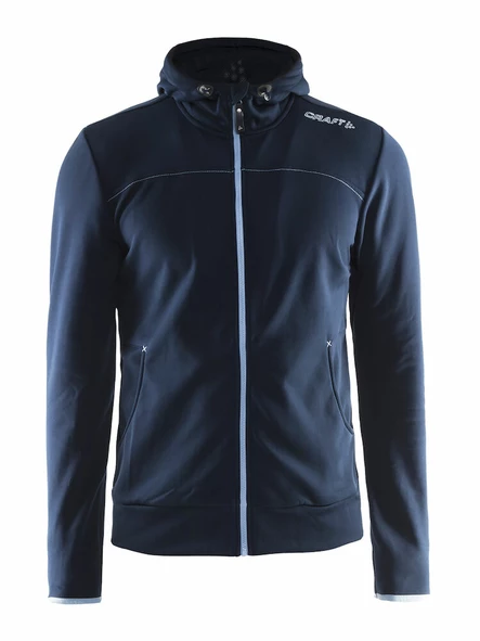 Leisure Full Zip Hood M - Työ college-puserot & hupparit - 1901692 - 2