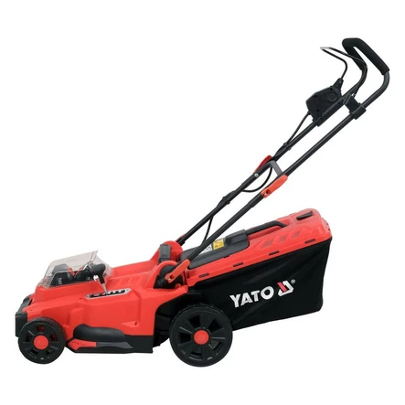Yato Akkuruohonleikkuri 2 x 18V 37 cm + 2x4 Ah akku ja laturi - Akkukäyttöiset puutarha - 46-YT-85222 - 2