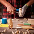 Kaiverrusveitsisarja BeaverCraft karhu a - Kaiverrustaltat ja vuolupuukot - 16-DIY12 - 5
