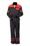 Priha lätt skyddsoverall svart/röd - 4016 - Arbetsoveraller - 6418326401632 - 1