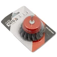 Yato Kuppiharja M6 75 mm RST punottu - Pyörö ja kuppiharjat - 46-YT-4752 - 3