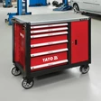 Yato Työkaluvaunu 6+1 -laatikkoa renkailla 600 kg terästasolla - Muut tuotteet - 46-YT-09002 - 7