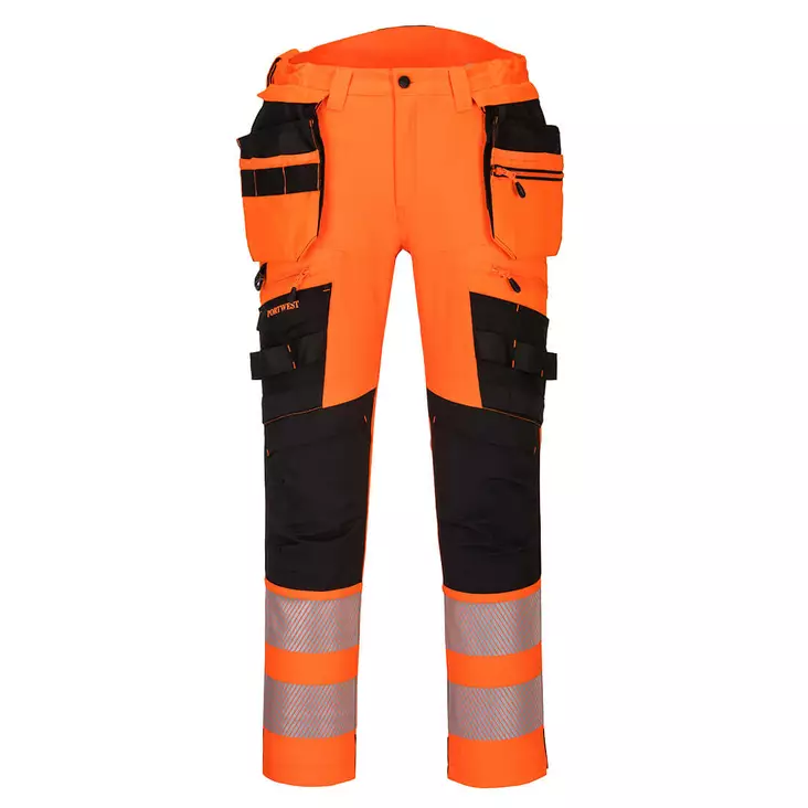DX4 Hi-Vis Stretch Trousers with Detachable Hanging Pockets - Huomio kesähousut - DX442 - 1