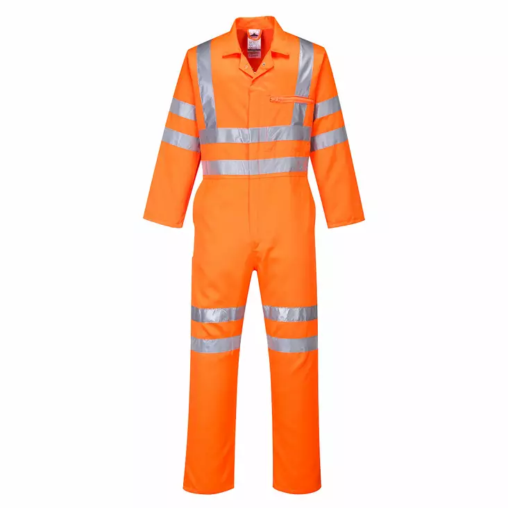 Hi-Vis Polyesteri-Puuvilla Service-haalari - Huomiohaalarit  - RT42 - 1