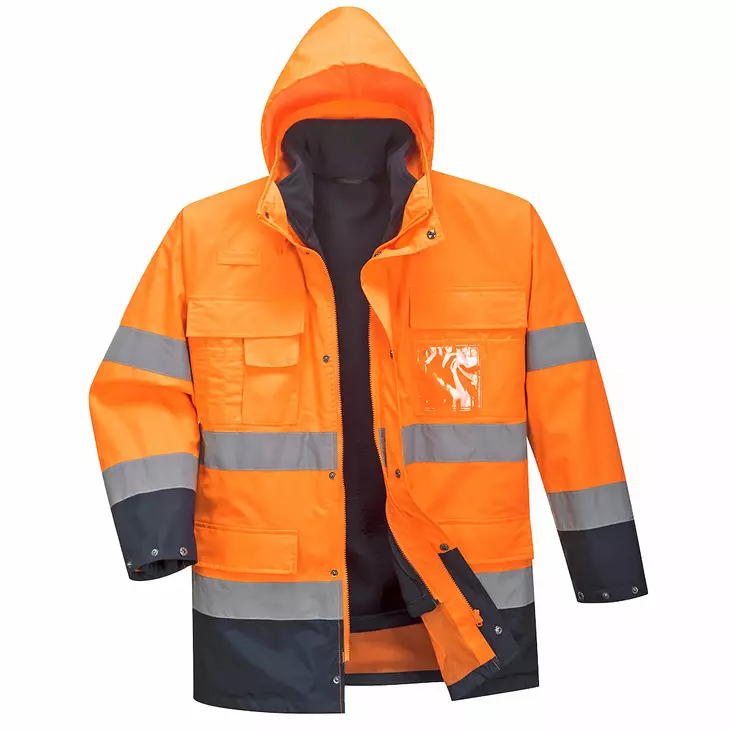 HiVis Lite 3-IN-1 kaksiväritakki. - Huomio kesätakit - S162 - 1