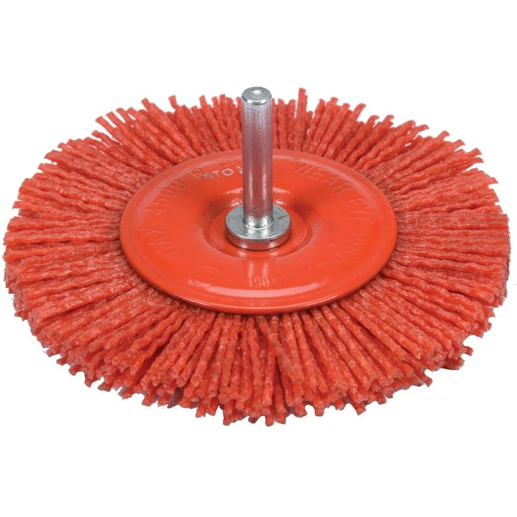 Yato Pyöröharja M6 100 mm nylon - Pyörö ja kuppiharjat - 46-YT-47792 - 1