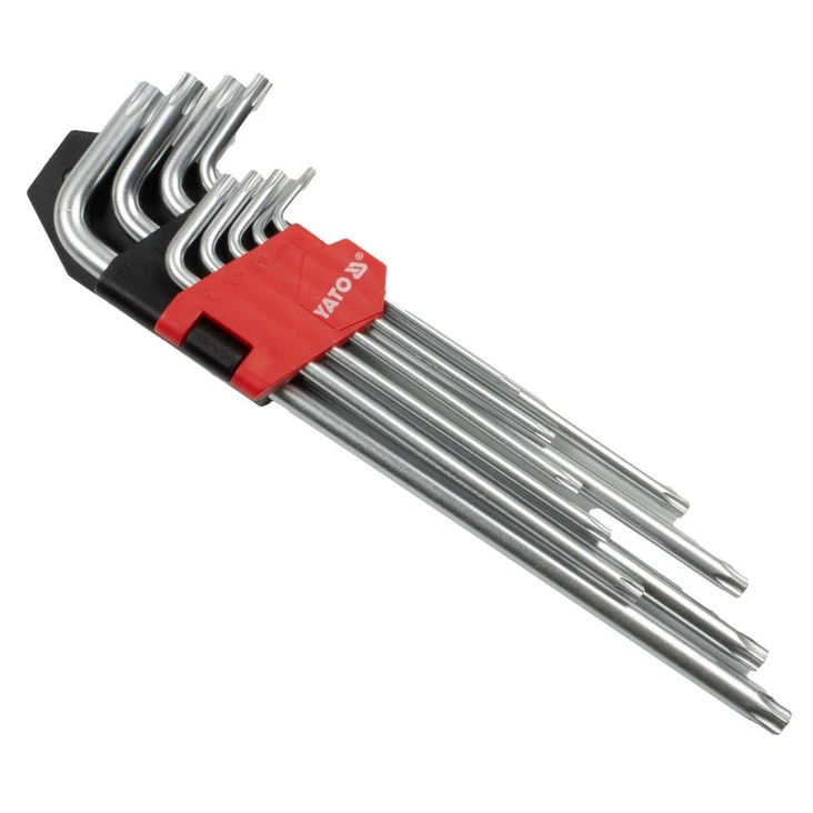 Yato Torx avainsarja pitkä 9-os T10-T50 - Kuusiokoloavaimet - 46-YT-0512 - 1