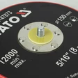 Yato Aluslaikka tarralla 150 mm M5/16 k - Hiomapaperit - 46-YT-47873 - 4