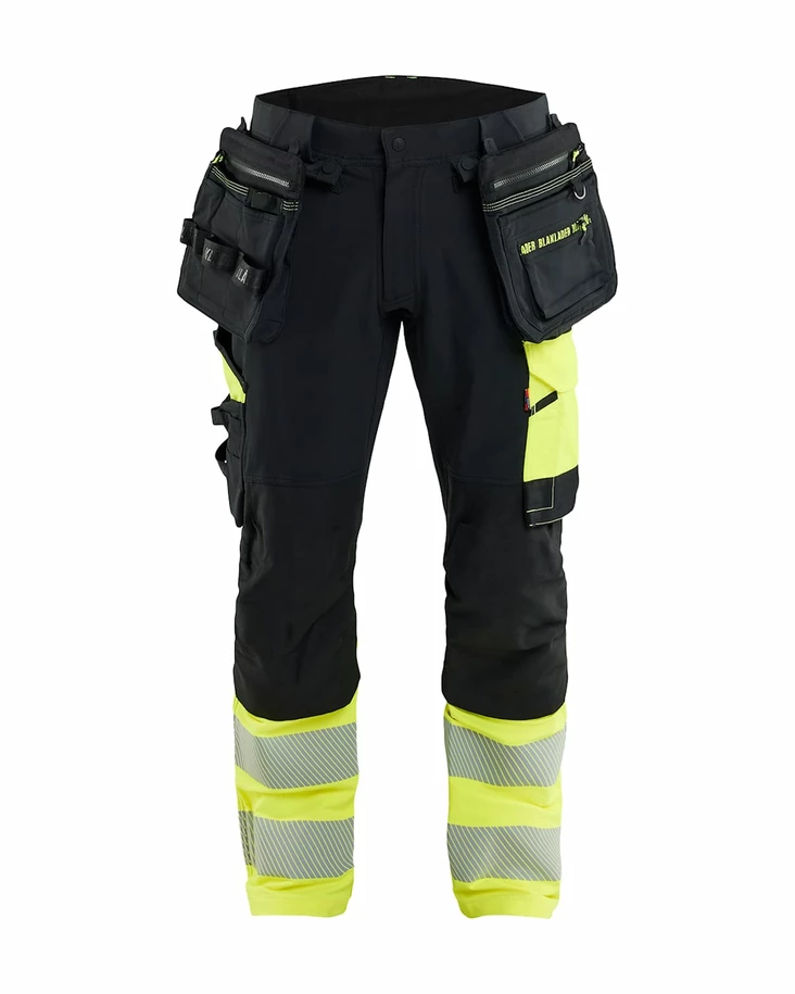 BLÅKLÄDER TOOLRIG™ Highvis-housut 4-way stretch - Huomio kesähousut - 114516489933 - 1
