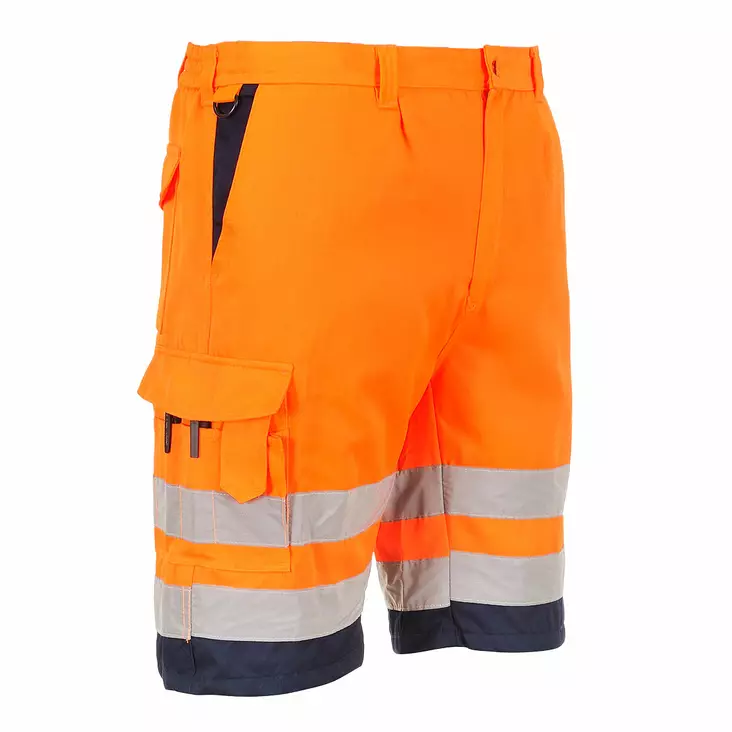 Hi-Vis Poly-Puuvilla shortsit - Huomio capri-housut ja shortsit - E043 - 1