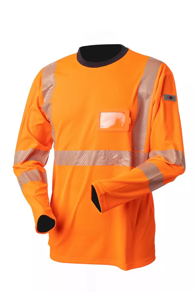 Huomiopaita pitkähihainen oranssi EN 20471 Lk.2 - 4069P - Huomiopaidat - M4069P - 1
