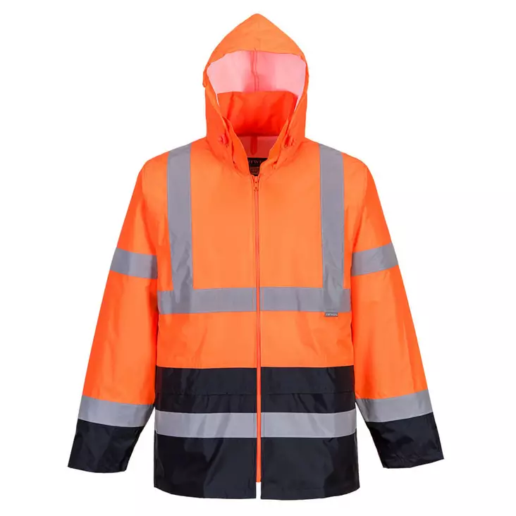Traditionell Hi-Vis kontrast regnjacka - Varseljackor regn - H443 - 1