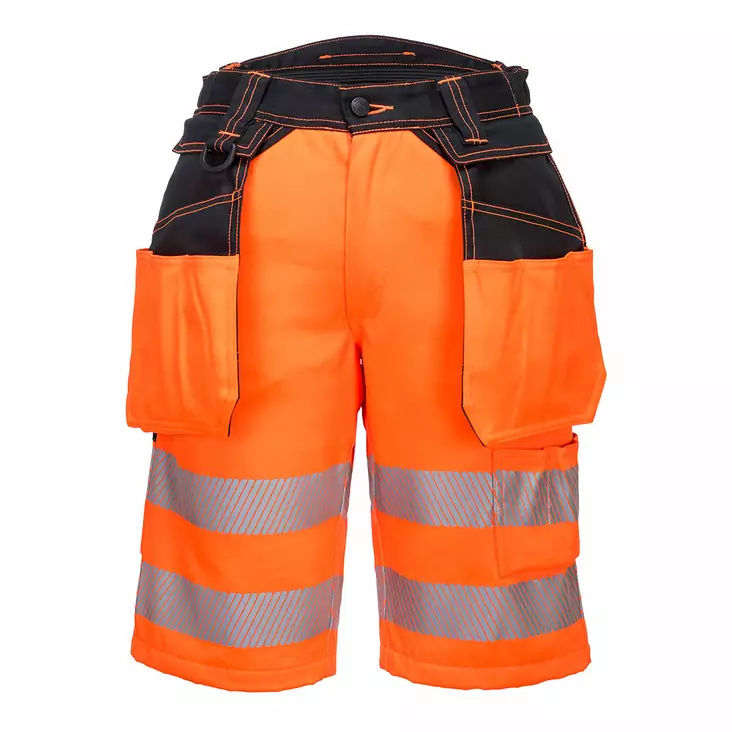 PW3 Hi-Vis riipputaskushortsit - Huomio capri-housut ja shortsit - PW343 - 1