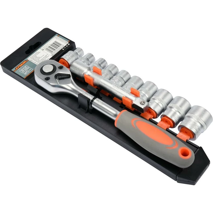 Sthor Hylsysarja 12-os 1/2" 10-24 mm - Hylsyt ja hylsyvääntimet - 46-58633 - 1