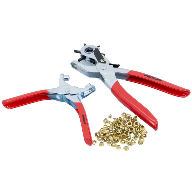 Procat Revolveripihti + rengasniittisarja 4 mm 100 kpl - Erikoispihdit ja monitoimisakset - 41504 - 1