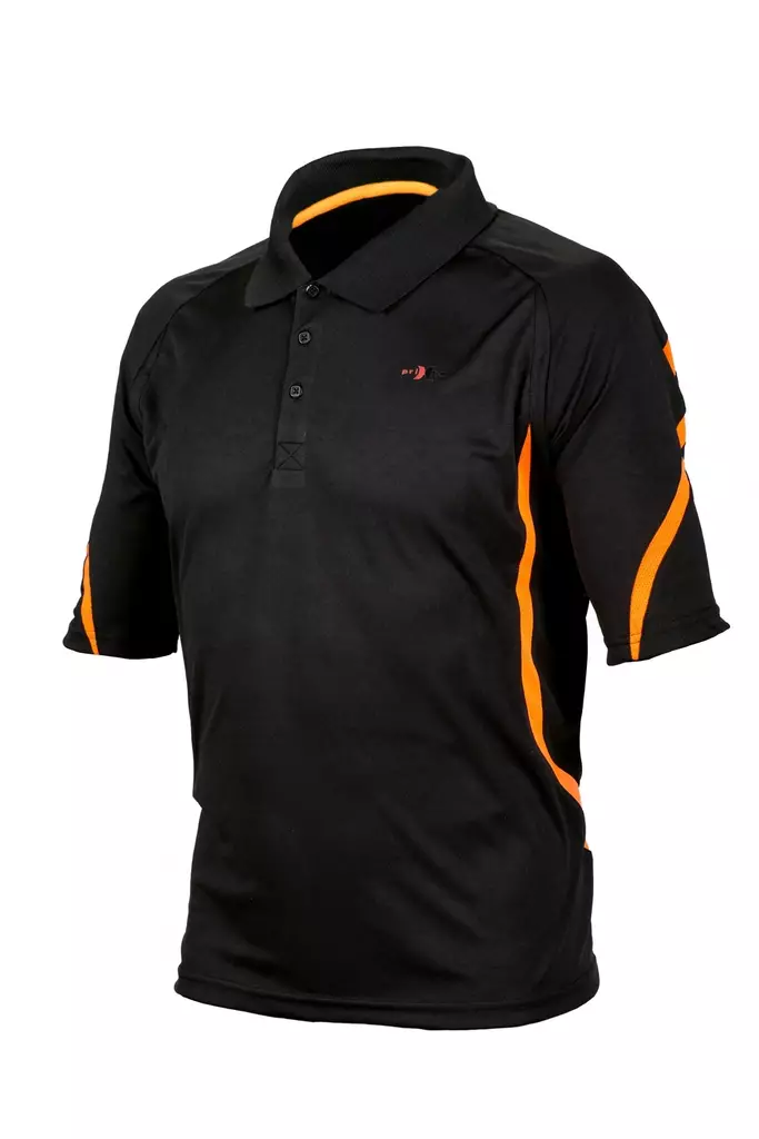 Technical Polo Shirt Black/Orange - 4096 - PRIHA - M4096 - 1