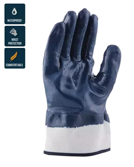 ChemPro Nitriili pinnoitettu rannesuoja työkäsine Art.4005 - Kemikaalisuojakäsineet - 4005 - 2