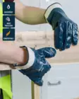 ChemPro Nitriili Coated Wrist Protecting Work Glove Art.4005 - Kemikaalisuojakäsineet - 4005 - 4
