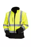 Hi-Visibility Softshell Jacket Yellow/Black EN 20471 Class 2 - 4136 - Huomio college-puserot & hupparit - 6418326413635 - 1