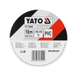 Yato Liukuesteteippi 50MM x 18M musta-keltainen - Teipit - 46-YT-72505 - 3