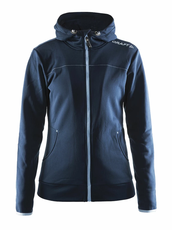 Leisure Full Zip Hood W - Työ college-puserot & hupparit - 1901693-6 - 1