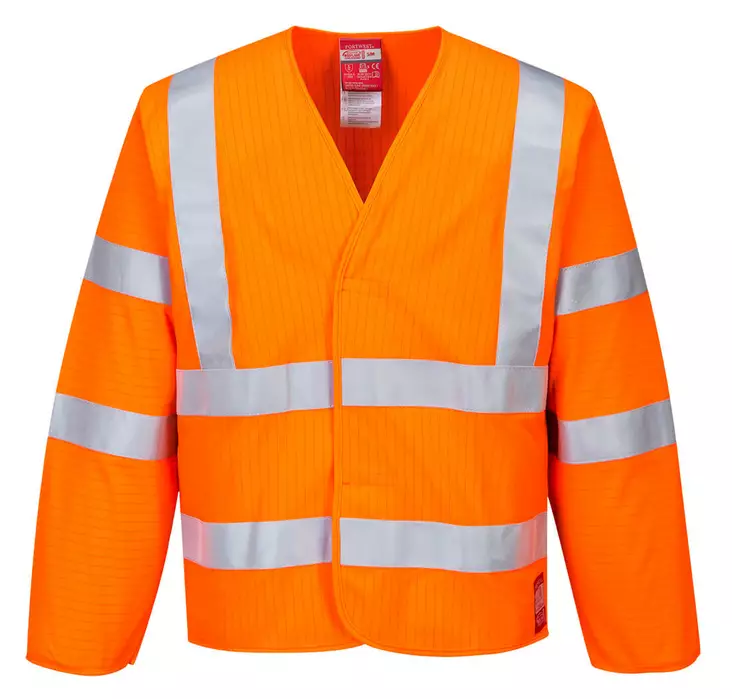 HiVis antistatisk FR-jacka - Flamskyddad sommarjackor - FR85 - 1