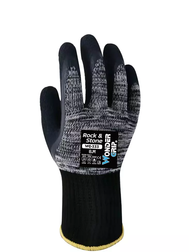 Wonder Grip Rock&Stone protective gloves - 333 / 7 - Kumihanskat ja suojakäsineet - M333 - 1