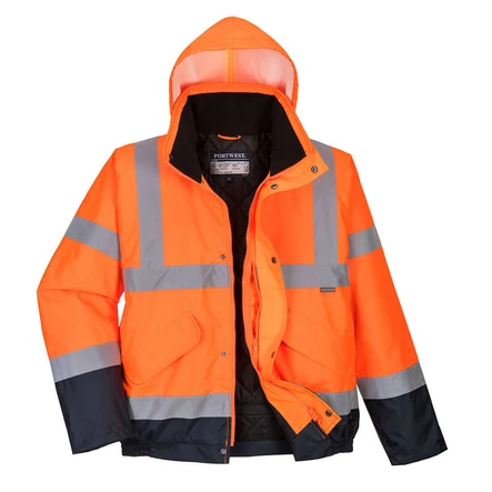 Hi-Vis kaksisävy Bomber-takki - Huomio kesätakit - S266 - 2