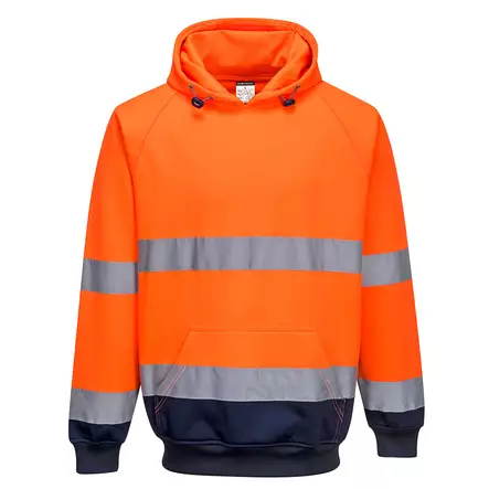 Tvåfärgad Hi-Vis hoodie - Varsel collegetröjor & munkjackor - B316 - 1