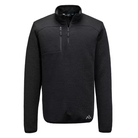 KX3 Textured 1/4 Zip Sweatshirt - Työ college-puserot & hupparit - KX376 - 1
