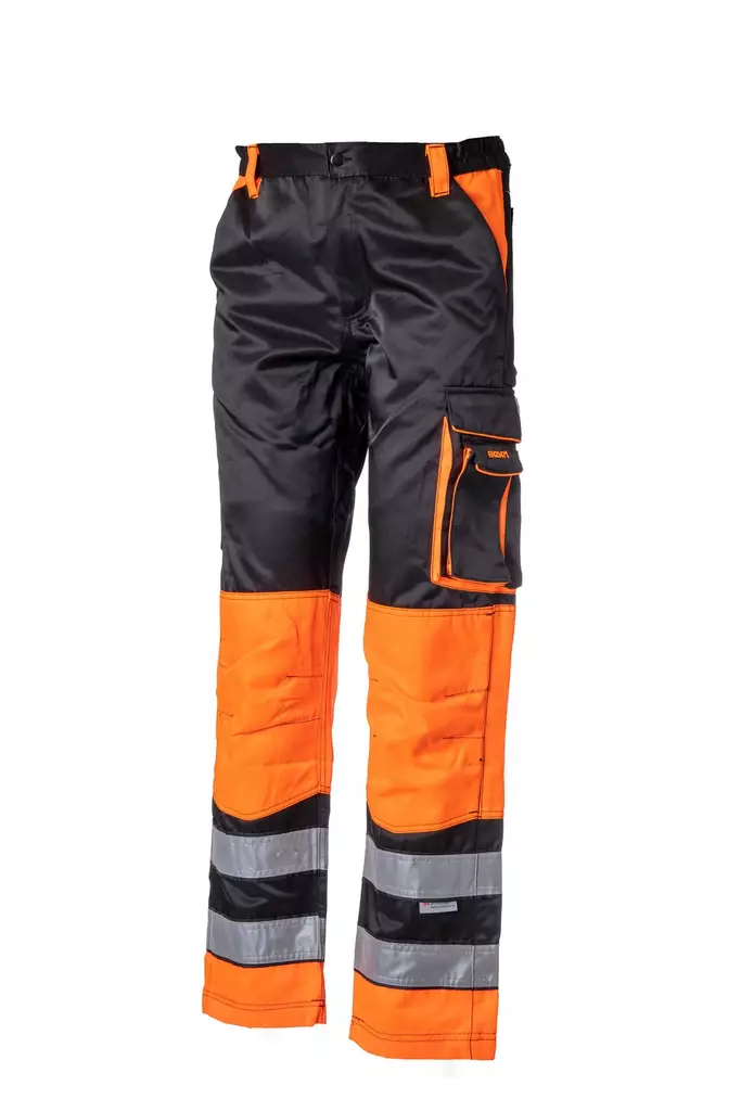 Högsynliga midjebyxor orange/svart EN 20471 Nivå 1 - 4125 - Varselbyxor sommar - M4125 - 1