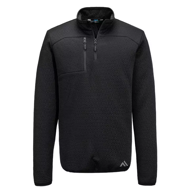KX3 Textured 1/4 Zip Sweatshirt - Työ college-puserot & hupparit - KX376 - 1